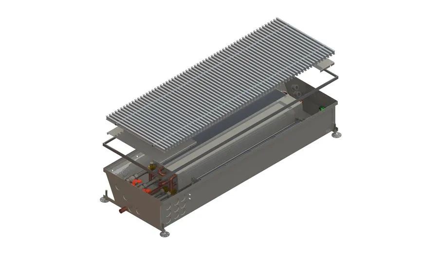 Unterflurkonvektor HC 4 Rohr Minib